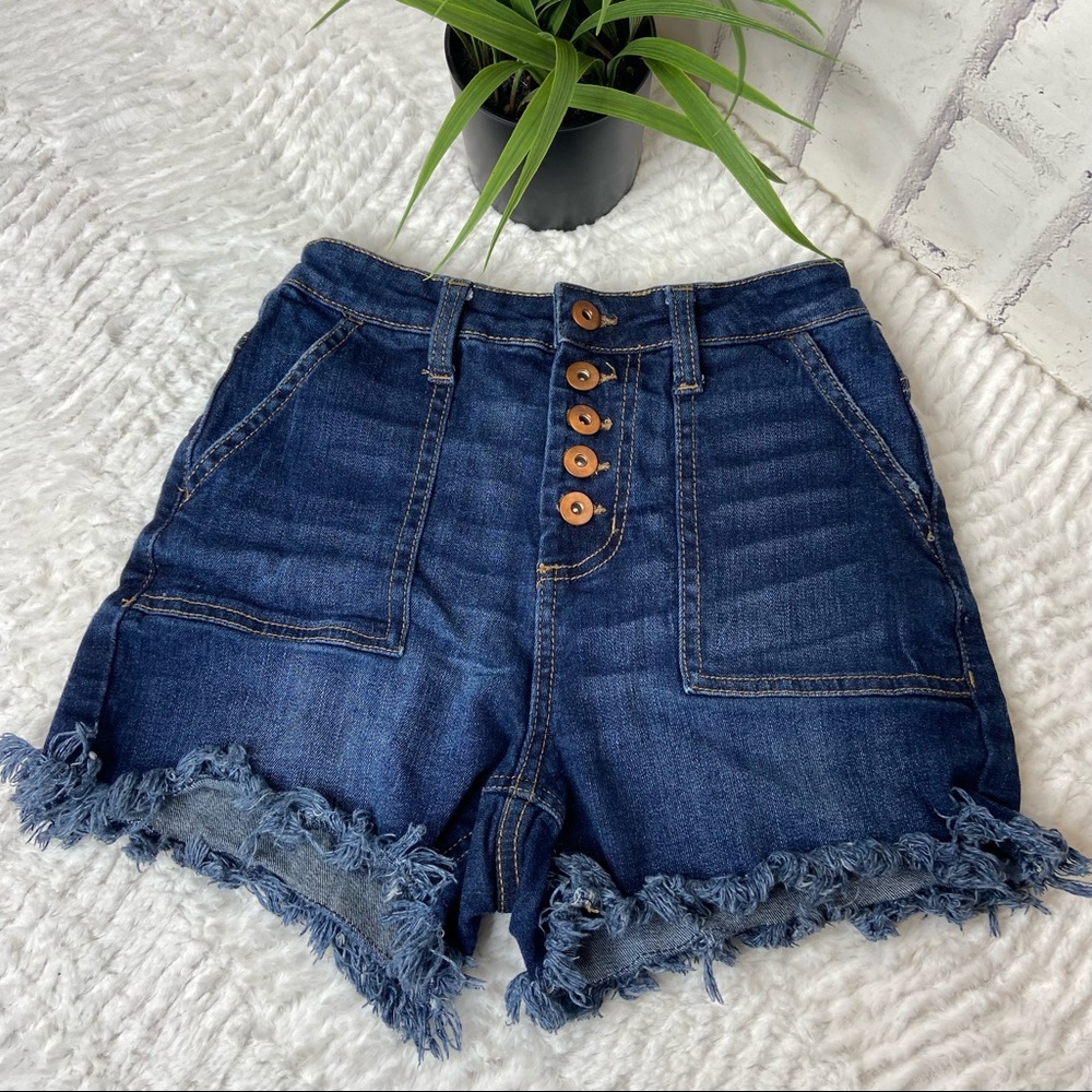 NOBO No Boundaries Buttonfly cutoff Jean Shorts